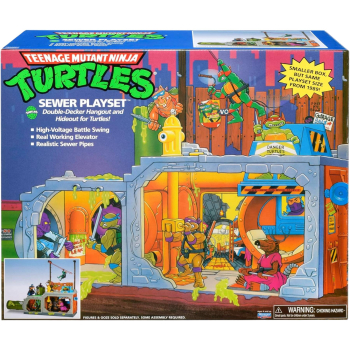 TMNT Secret Sewer Lid Playset Retro 2025 von Playmates | Neu & OVP kaufen